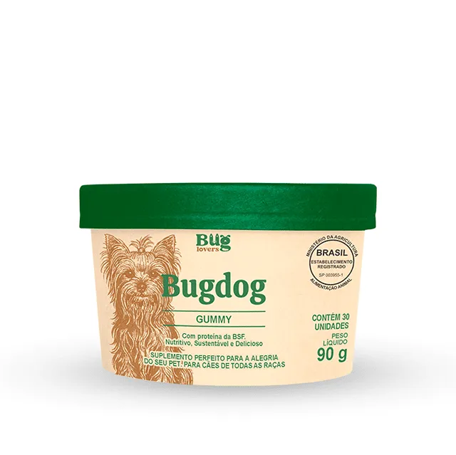 Combo Saudável para Cães | Snacks Naturais e Gummy Buglovers 130g