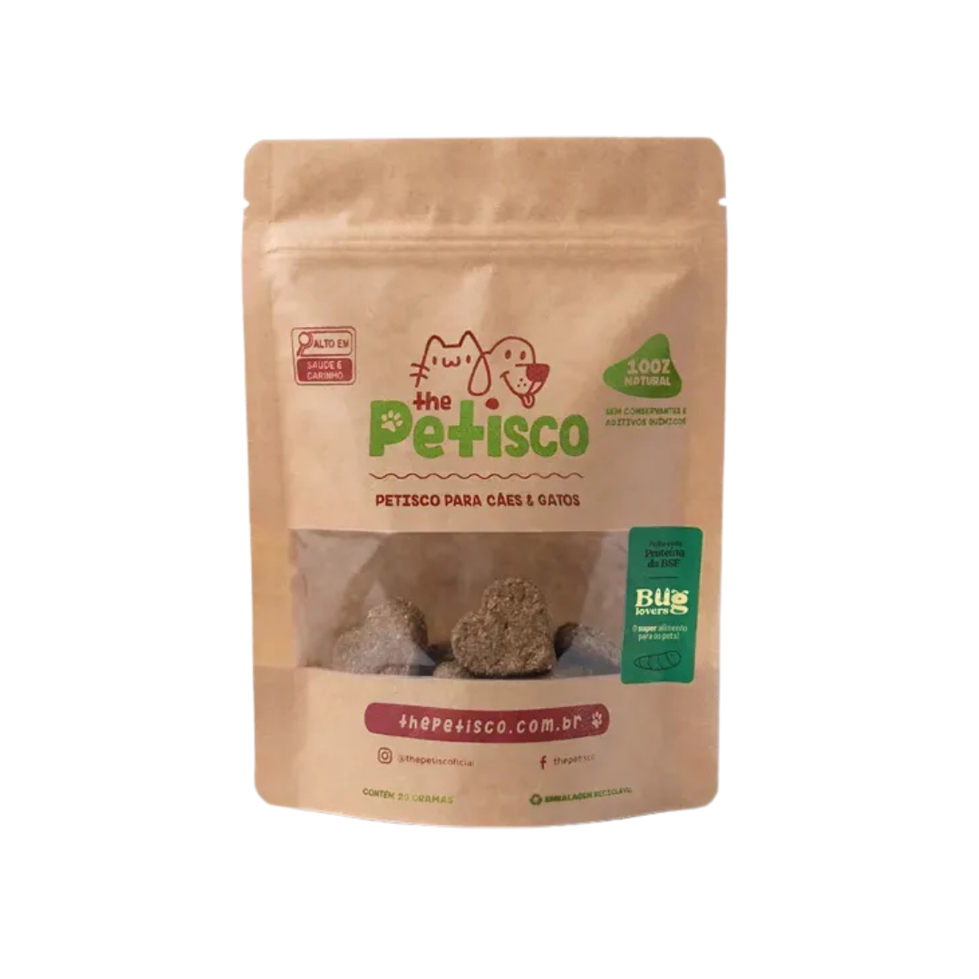 Snack Funcional para Cães | The Petisco X Buglovers com BSF