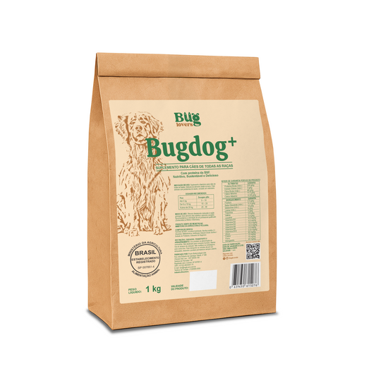 Suplemento Bugdog+ 1Kg | Proteína BSF Para Todas as Raças | BugLovers