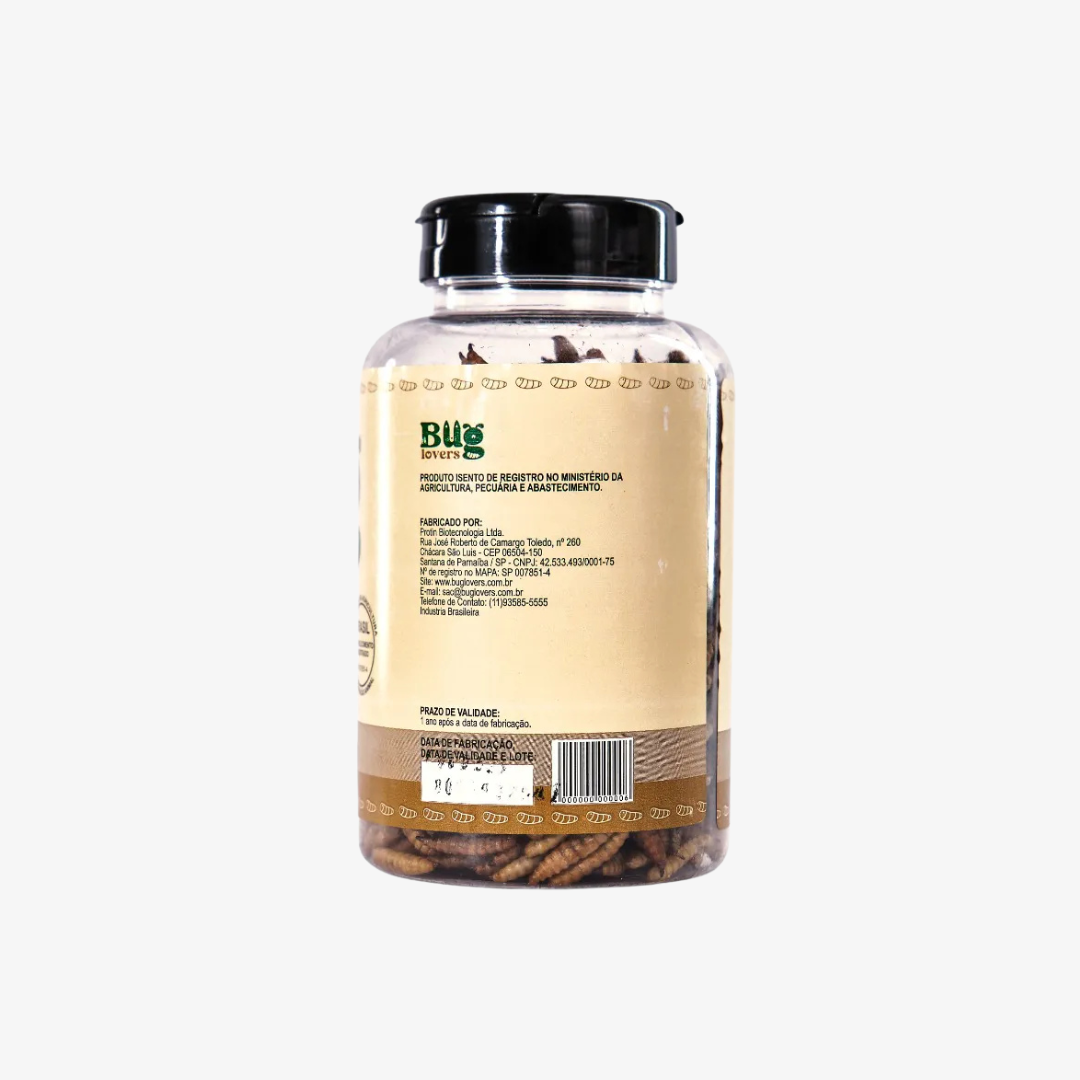 Larvas BSF Crocantes para Pets | Energia e Pele Saudável 40g