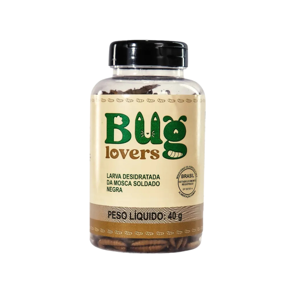 Embalagem da Larva Desidratada BSF BugLovers 40g