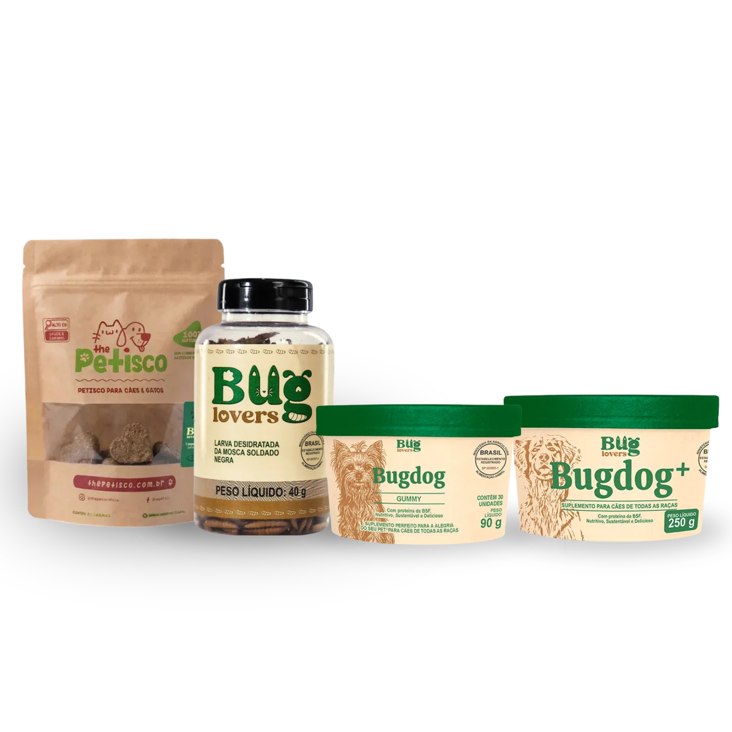 Kit BugPower para Cães | Energia, Imunidade e Nutrição Natural