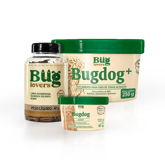 Kit BugPower para Cães | Energia, Imunidade e Nutrição Natural
